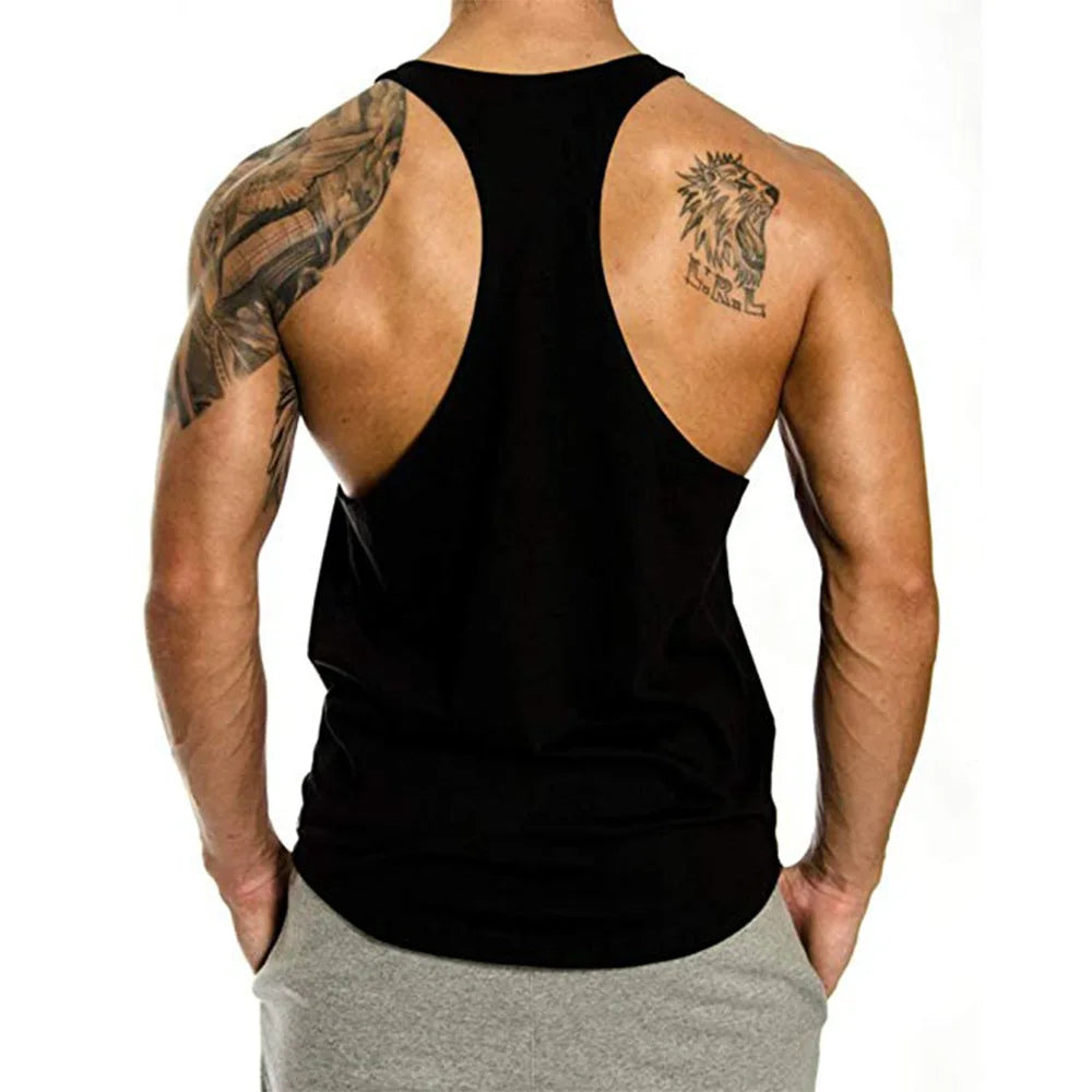 Gym Tank Top Men Fitness Clothing Mens Bodybuilding Tank Tops Summer Gym Clothing for Male Sleeveless Vest Shirts Plus Size