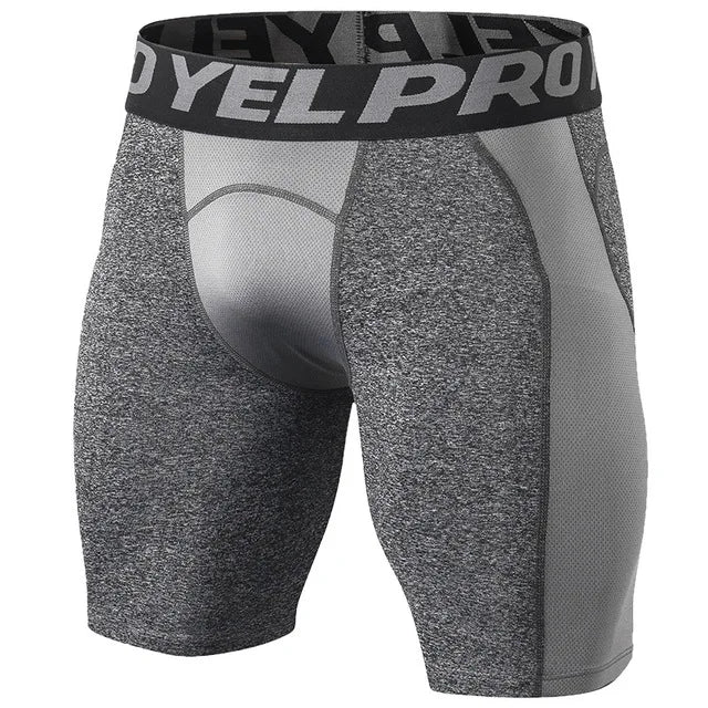 Breathable Mesh Running Short Pants Men Quick Dry Compression Sportswear Tights Gym Fitness Shorts Leggings Underwear Customized