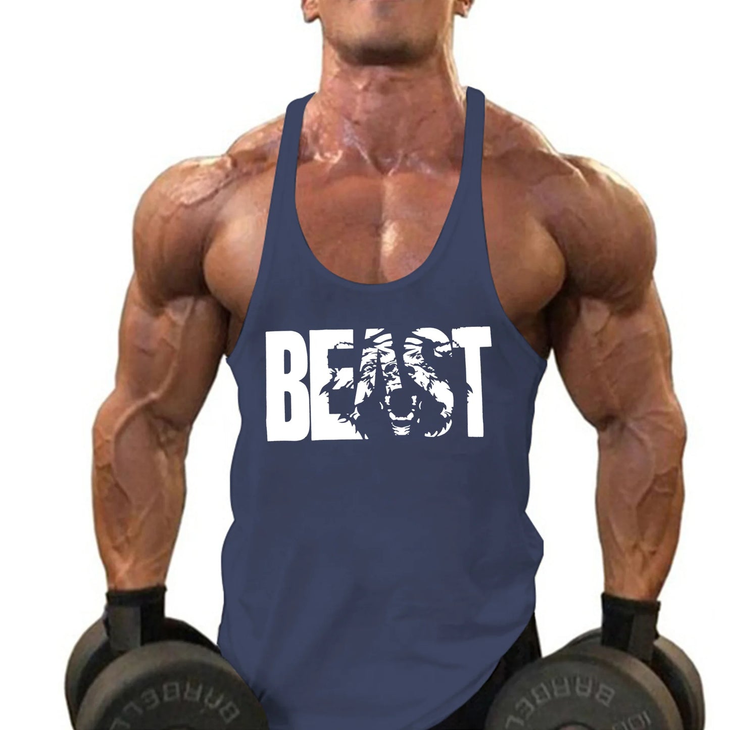 Gym Tank Top Men Fitness Clothing Mens Bodybuilding Tank Tops Summer Gym Clothing for Male Sleeveless Vest Shirts Plus Size