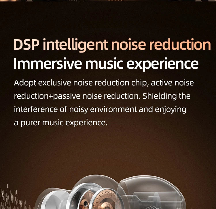 BT8 Wireless Bluetooth Earphones Headphones Outdoor Sports Headset V5.3 Display Button Control Earbuds for Music