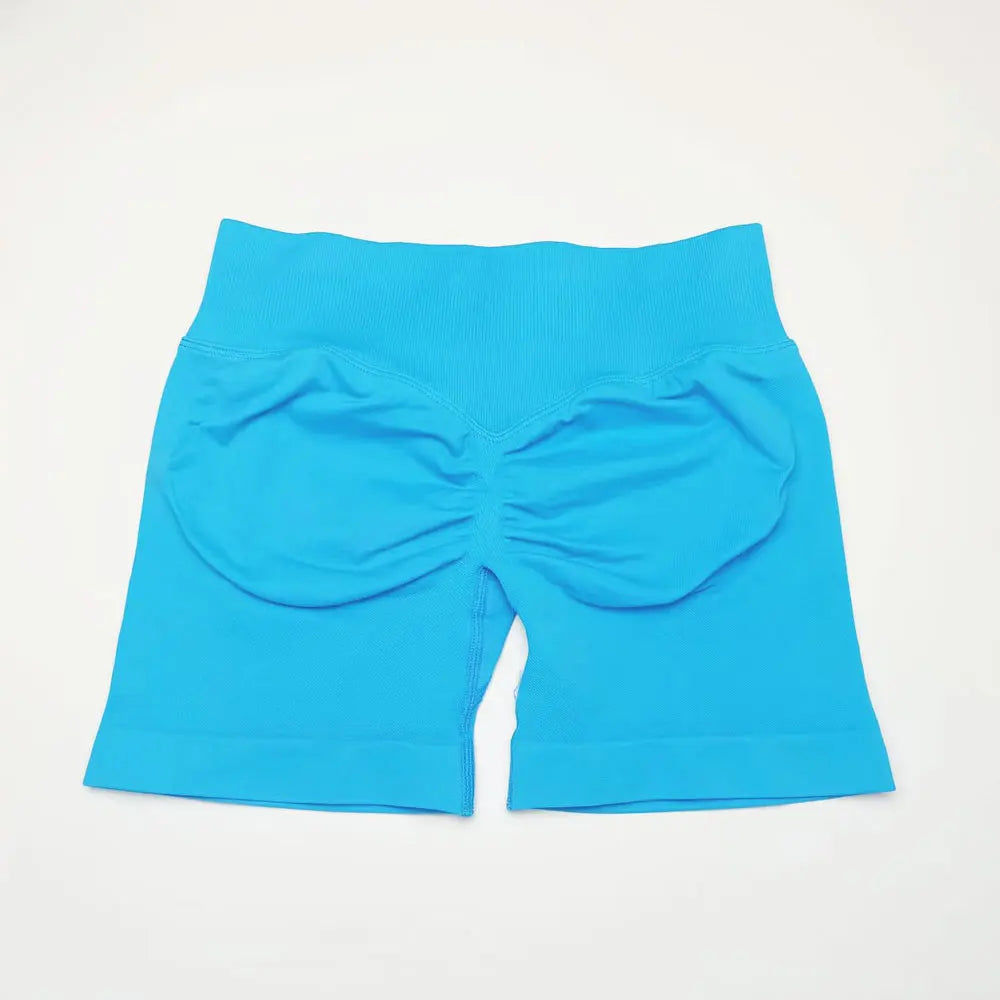 NCLAGEN Seamless Shorts 4.5" Gym Shorts Woman Scrunch Butt Fitness Sports Short Workout Seamless Leggings Running Yoga bottoms