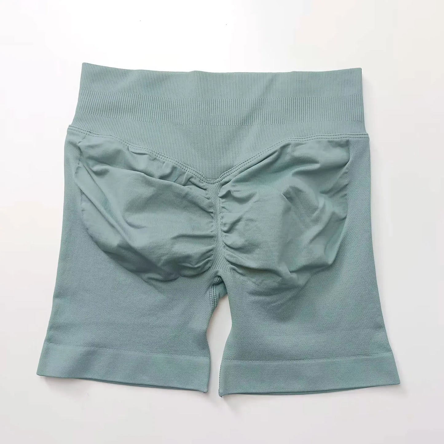 NCLAGEN Seamless Shorts 4.5" Gym Shorts Woman Scrunch Butt Fitness Sports Short Workout Seamless Leggings Running Yoga bottoms