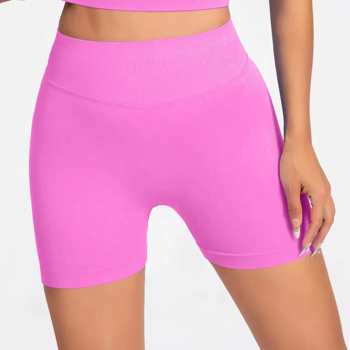 NCLAGEN Seamless Shorts 4.5" Gym Shorts Woman Scrunch Butt Fitness Sports Short Workout Seamless Leggings Running Yoga bottoms
