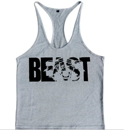 Gym Tank Top Men Fitness Clothing Mens Bodybuilding Tank Tops Summer Gym Clothing for Male Sleeveless Vest Shirts Plus Size