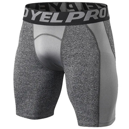 Breathable Mesh Running Short Pants Men Quick Dry Compression Sportswear Tights Gym Fitness Shorts Leggings Underwear Customized