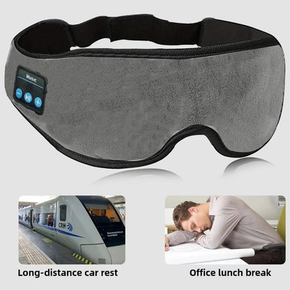 Three-Dimensional Pure Cotton Sleep Smart Wearable Headset Satin-Noise Reduction for Lunch Break Blackout Eye Mask 4 Colors