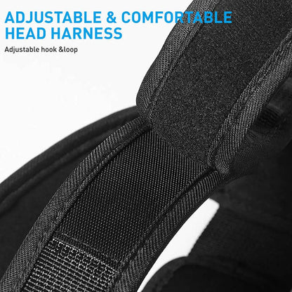 Adjustable Neck Power Training Strap Head Harness for Body Strength Exercise Weight Bearing Cap for Gym Fitness Training
