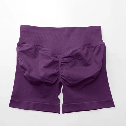 NCLAGEN Seamless Shorts 4.5" Gym Shorts Woman Scrunch Butt Fitness Sports Short Workout Seamless Leggings Running Yoga bottoms