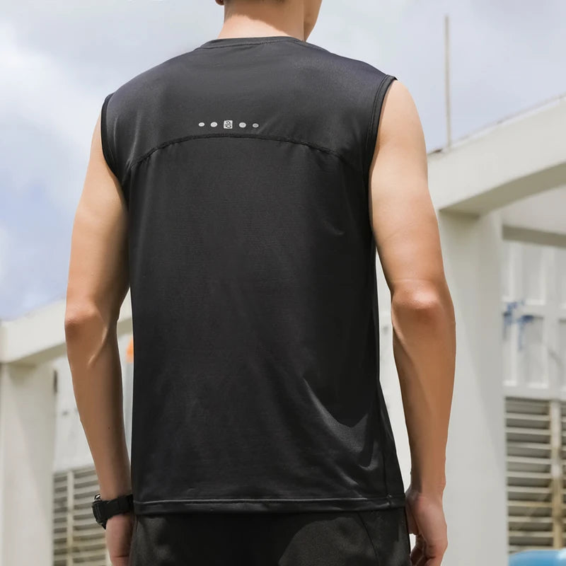Big Size Men's Basic Tank Tops Summer Solid Black White Sleeveless Tshirt Gym Tee Sporting Clothes Oversize Vest 7xl 8xl 9xl