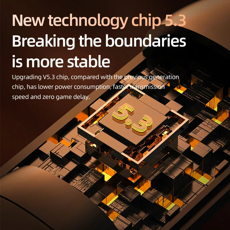 BT8 Wireless Bluetooth Earphones Headphones Outdoor Sports Headset V5.3 Display Button Control Earbuds for Music